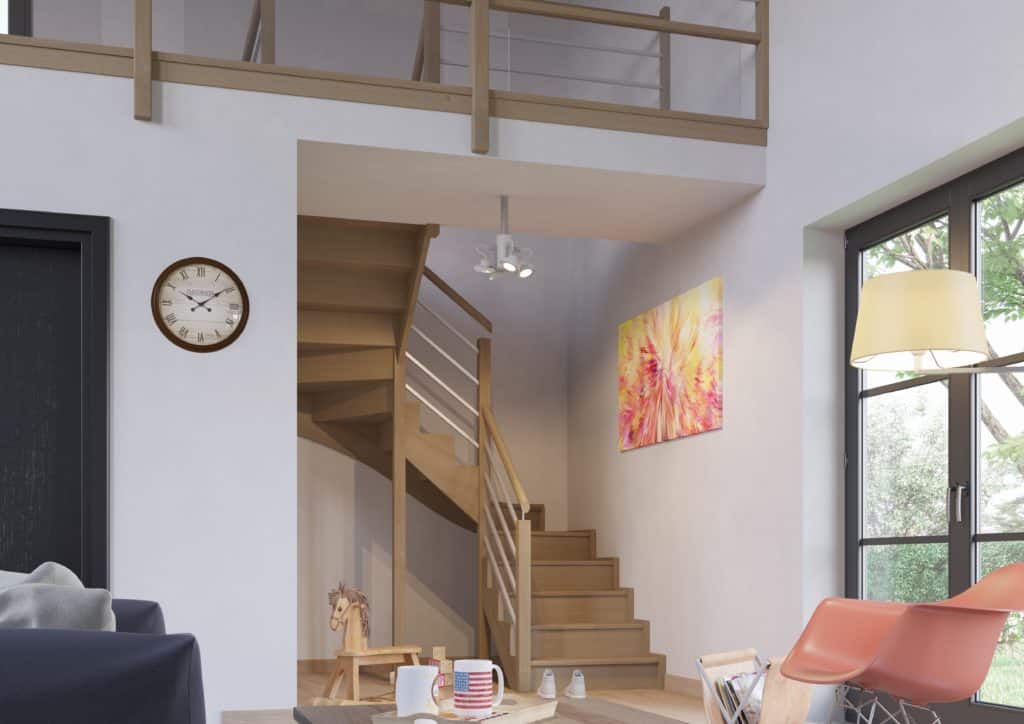 escalier en bois sur mesure - c mon escalier