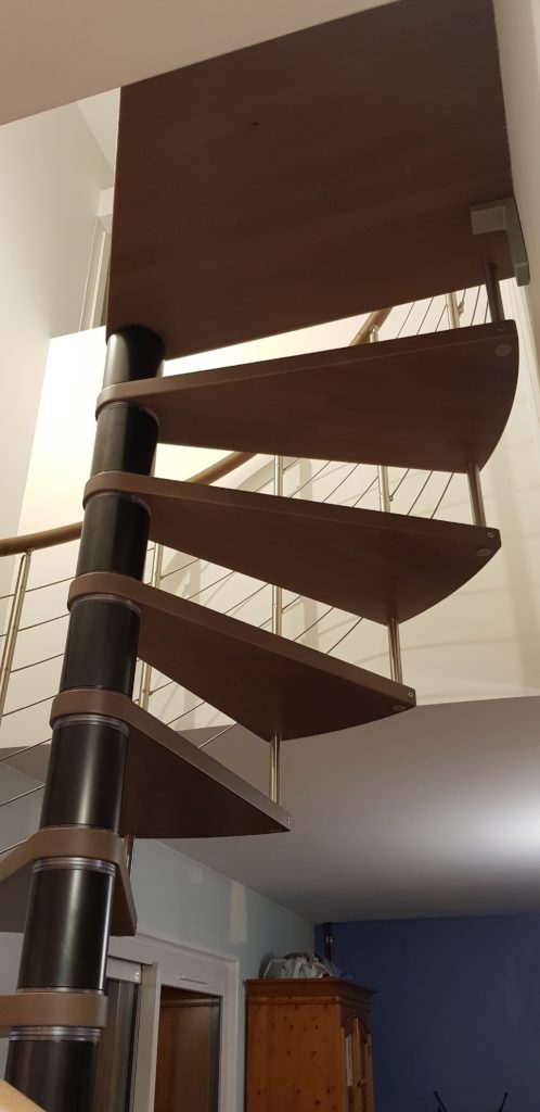 escalier de la gamme c courbe