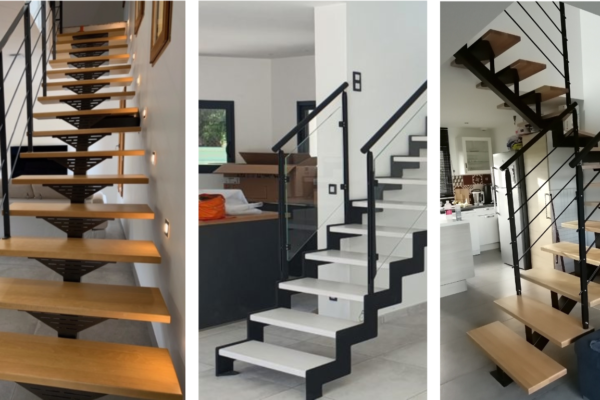 escalier moderne en métal - intemporel et audacieux