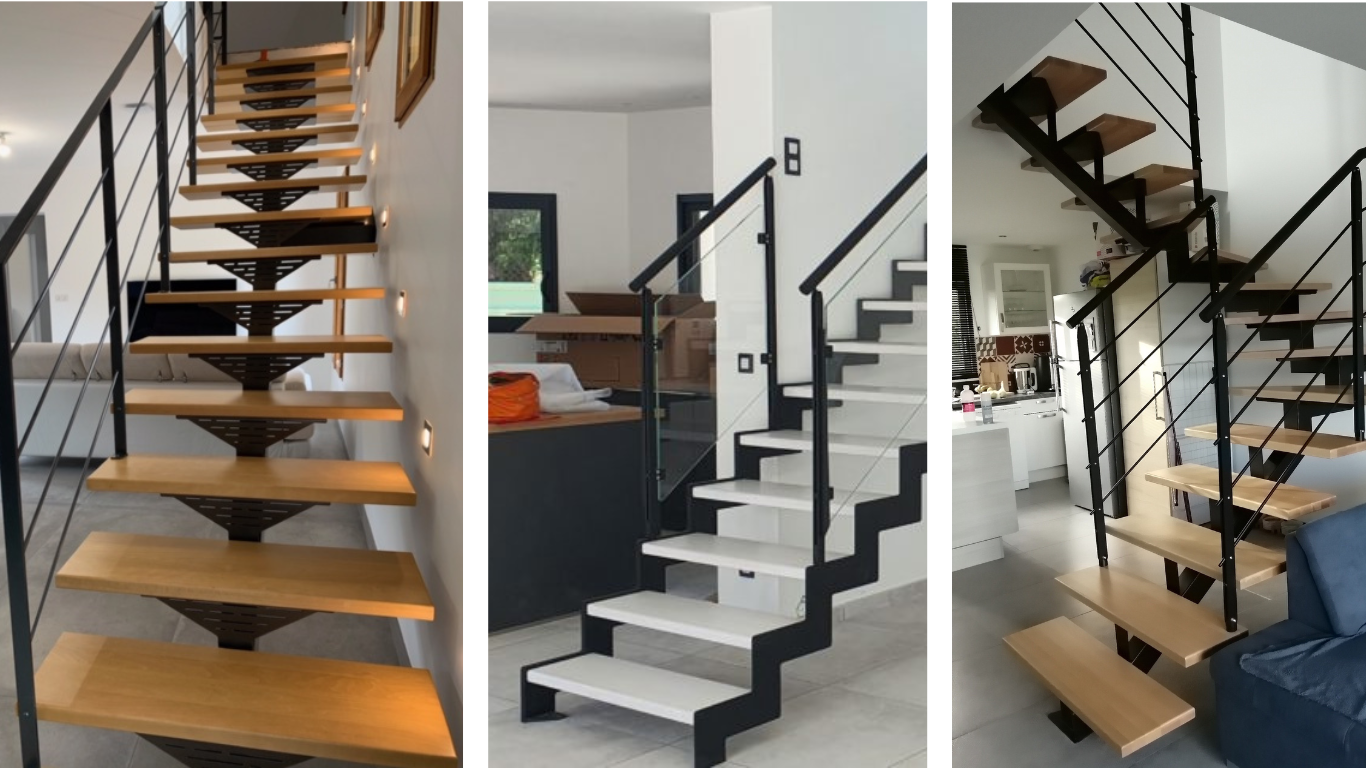 escalier moderne en métal - intemporel et audacieux